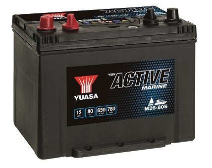 Yuasa M26-80S Active Marine Battery 12V 80Ah 600A (18)