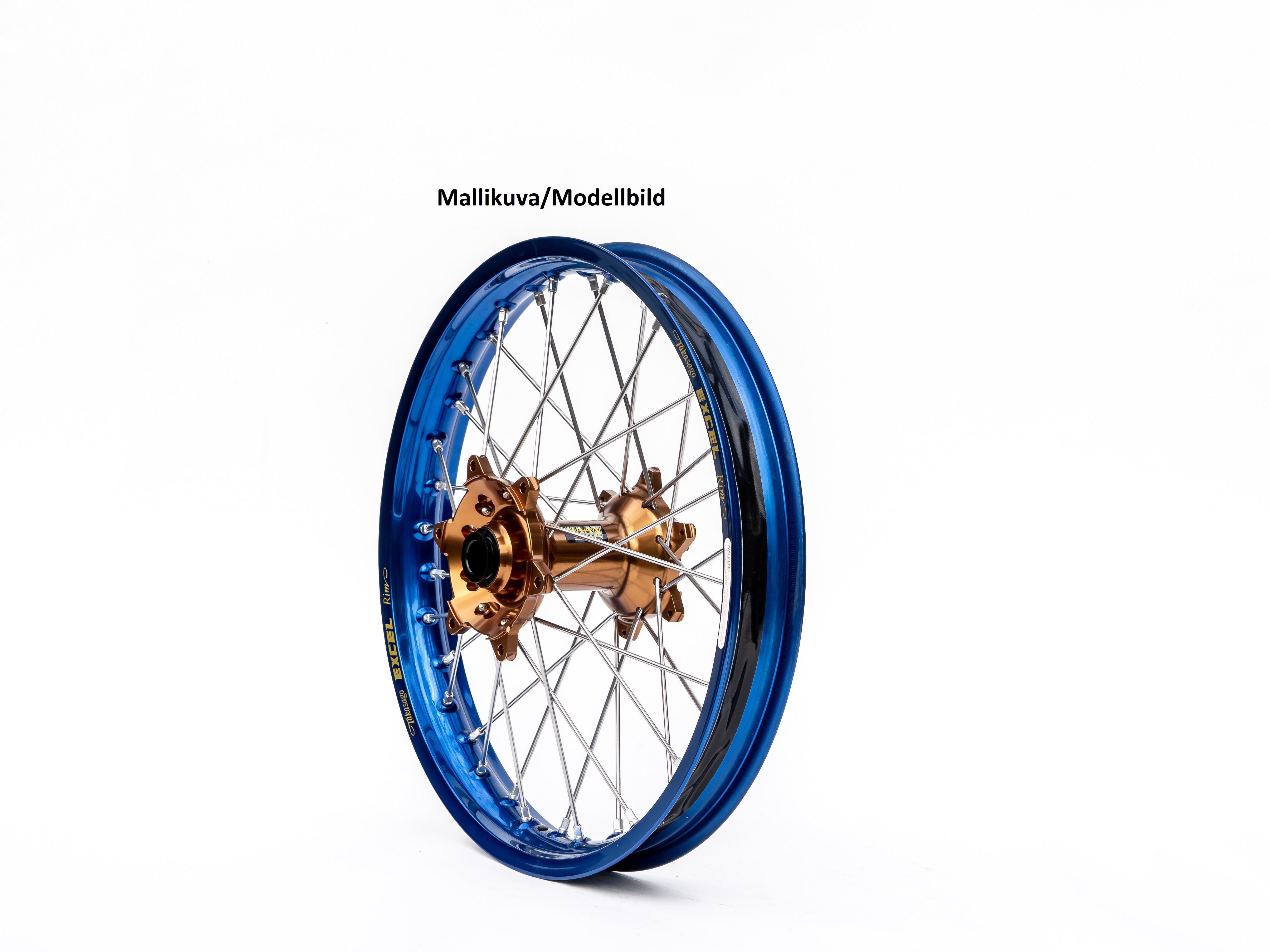 Haan wheel YZF450 09- 19-2,15 BLUE HUB/BLUE RIM/BLUE NIPPLES