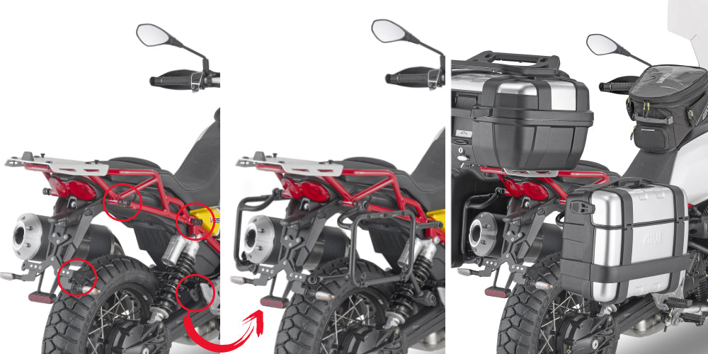GIVI TUB.PANN.HOLDER MOTO GUZZI