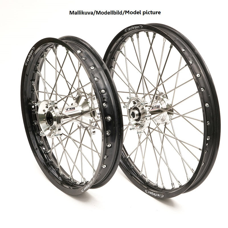 REX WHEELS 19-1,85 YZ125   99-.. MUSTA VANNE/HOPEA NAPA 22MM