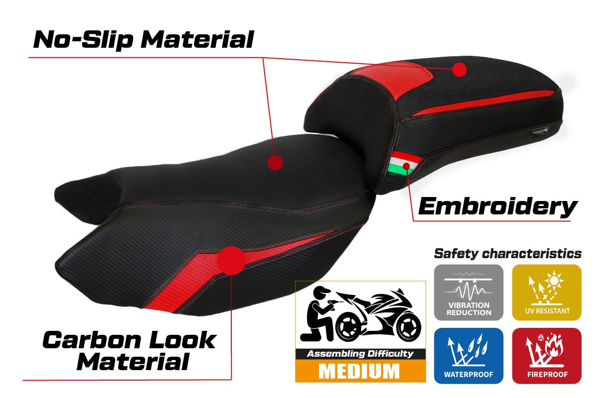 Yhteensopiva istuinpäällinen - Benelli TRK 502 2017-2025 - Merida-malli