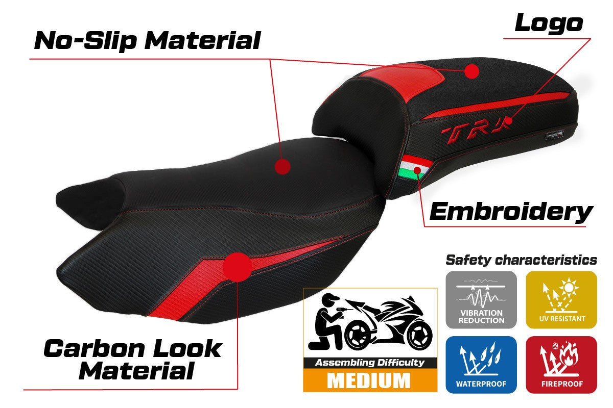 Yhteensopiva istuinpäällinen - Benelli TRK 502 2017-2025 - Merida-malli