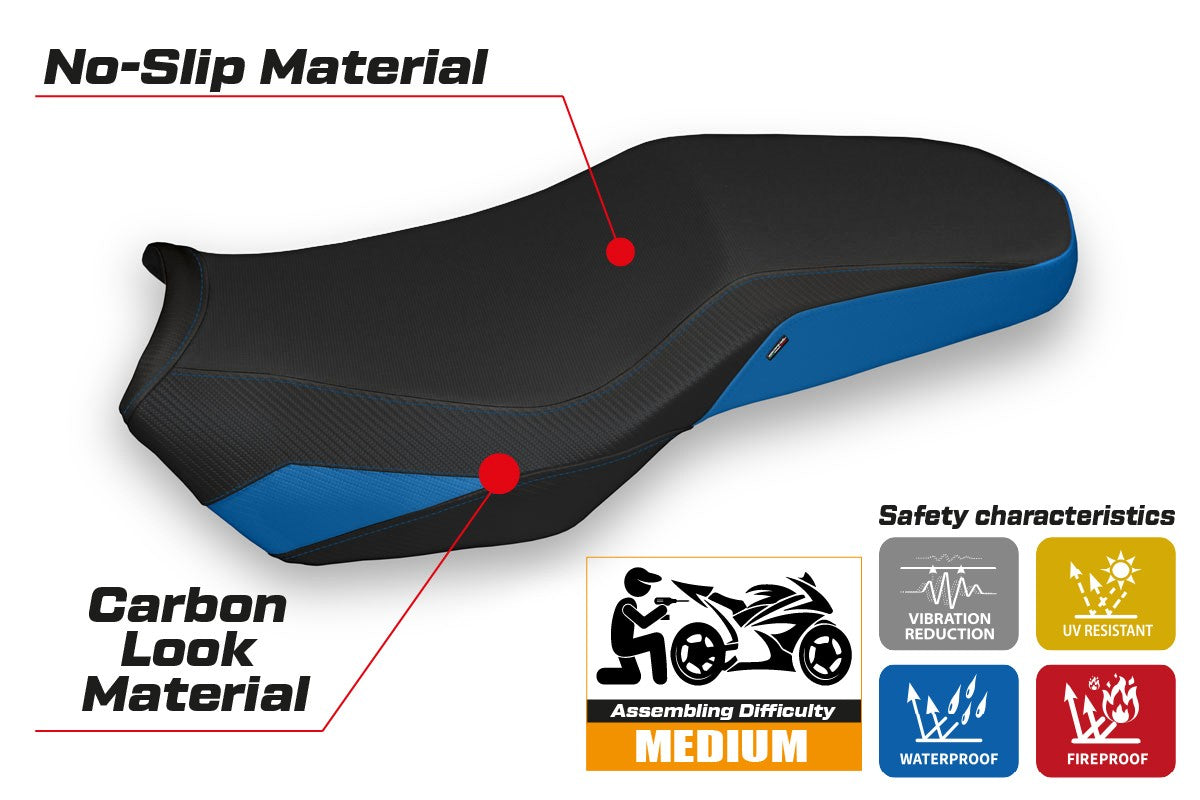Yhteensopiva istuinpäällinen - BMW F 750-800-850 GS 2018-2025 - Marsh 3 -modifikaatio