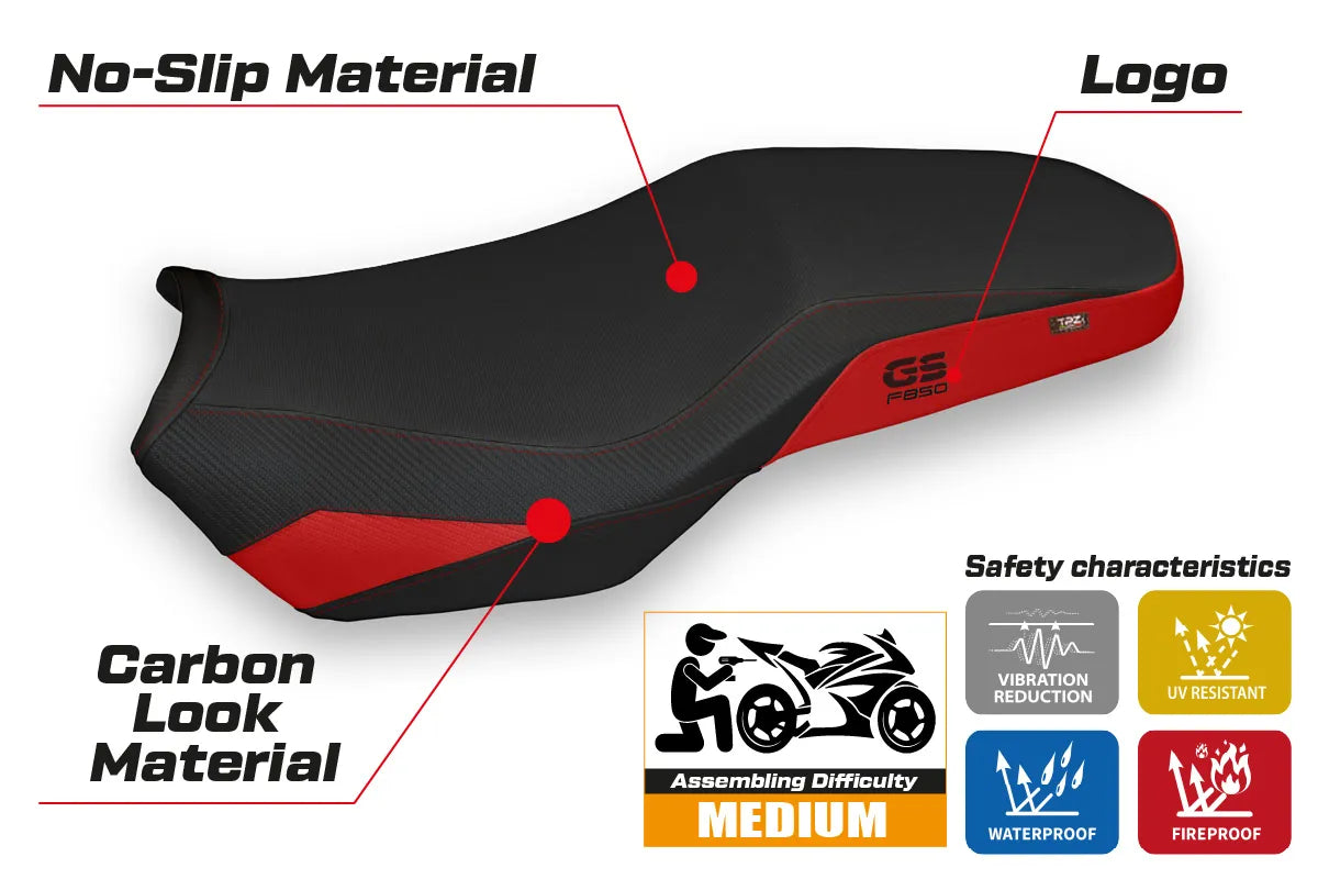 Yhteensopiva istuinpäällinen - BMW F 850 ??GS Adventure 2019-2024 - mod Divo