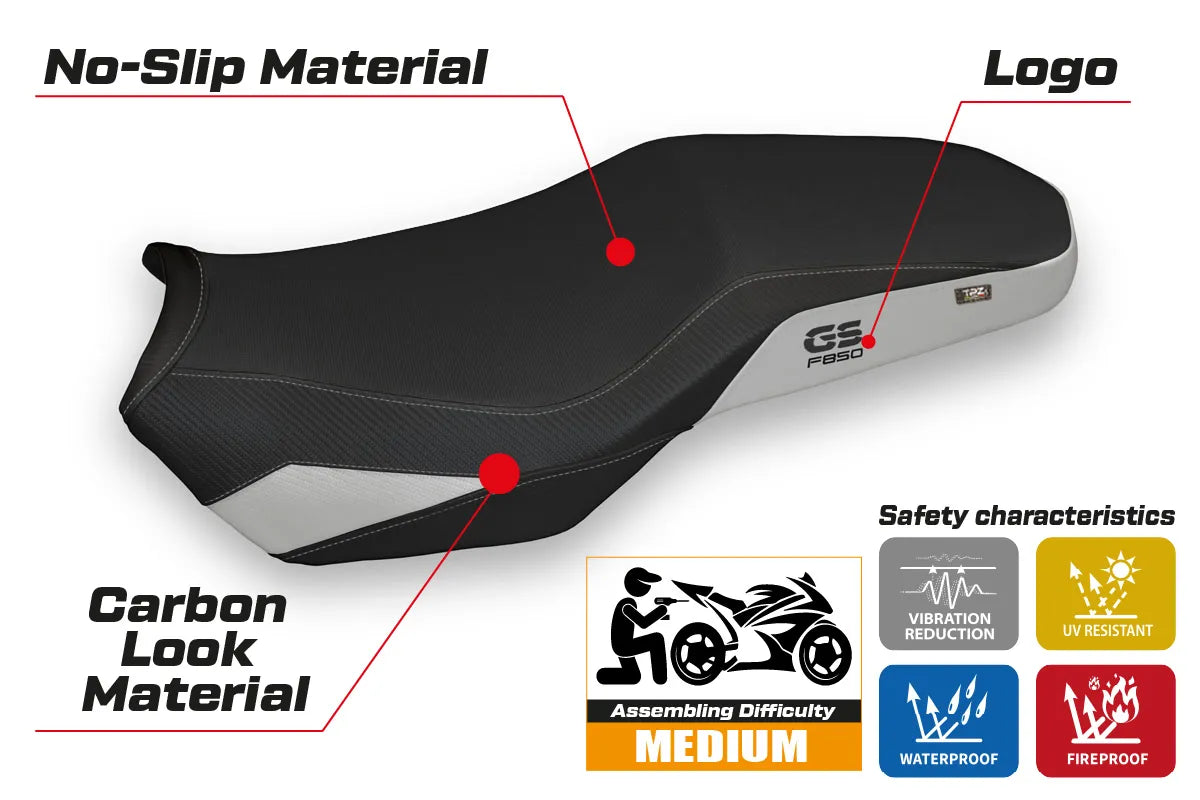 Yhteensopiva istuinpäällinen - BMW F 850 ??GS Adventure 2019-2024 - mod Divo