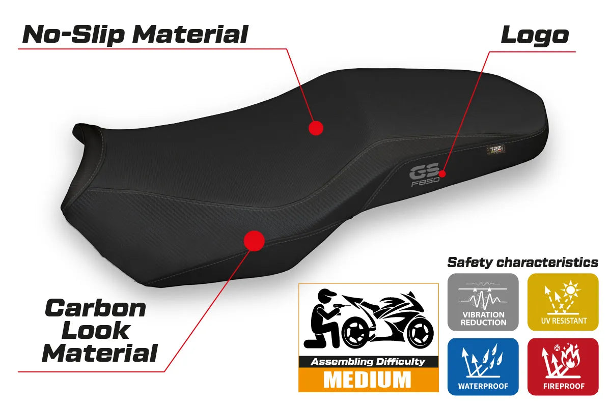 Yhteensopiva istuinpäällinen - BMW F 850 ??GS Adventure 2019-2024 - mod Divo