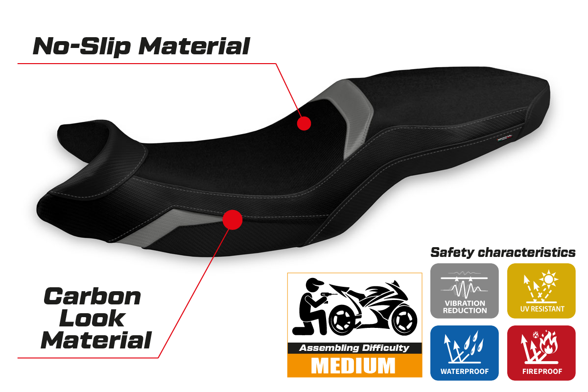 Yhteensopiva istuinpäällinen - BMW F 900 XR 2019-2025 - mod Arima