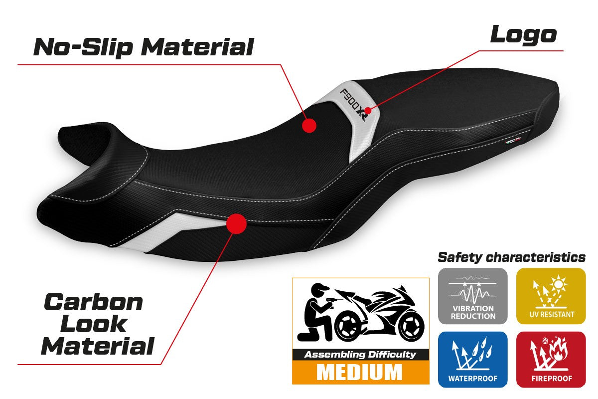 Yhteensopiva istuinpäällinen - BMW F 900 XR 2019-2025 - mod Tartu Comfort System