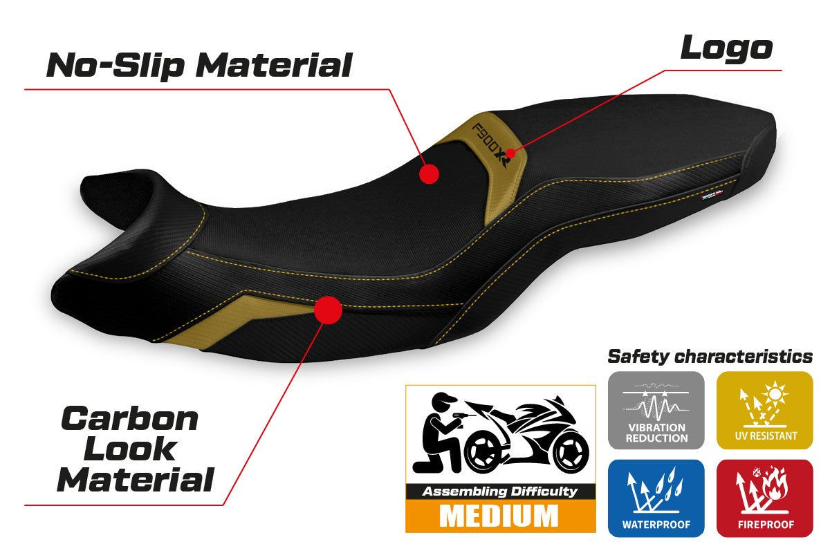 Yhteensopiva istuinpäällinen - BMW F 900 XR 2019-2025 - mod Tartu Comfort System