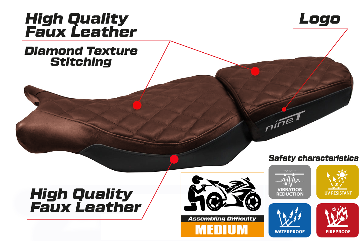 Yhteensopiva istuinpäällinen - BMW R 1200 NINE T 2014-2024 - mod Arnes
