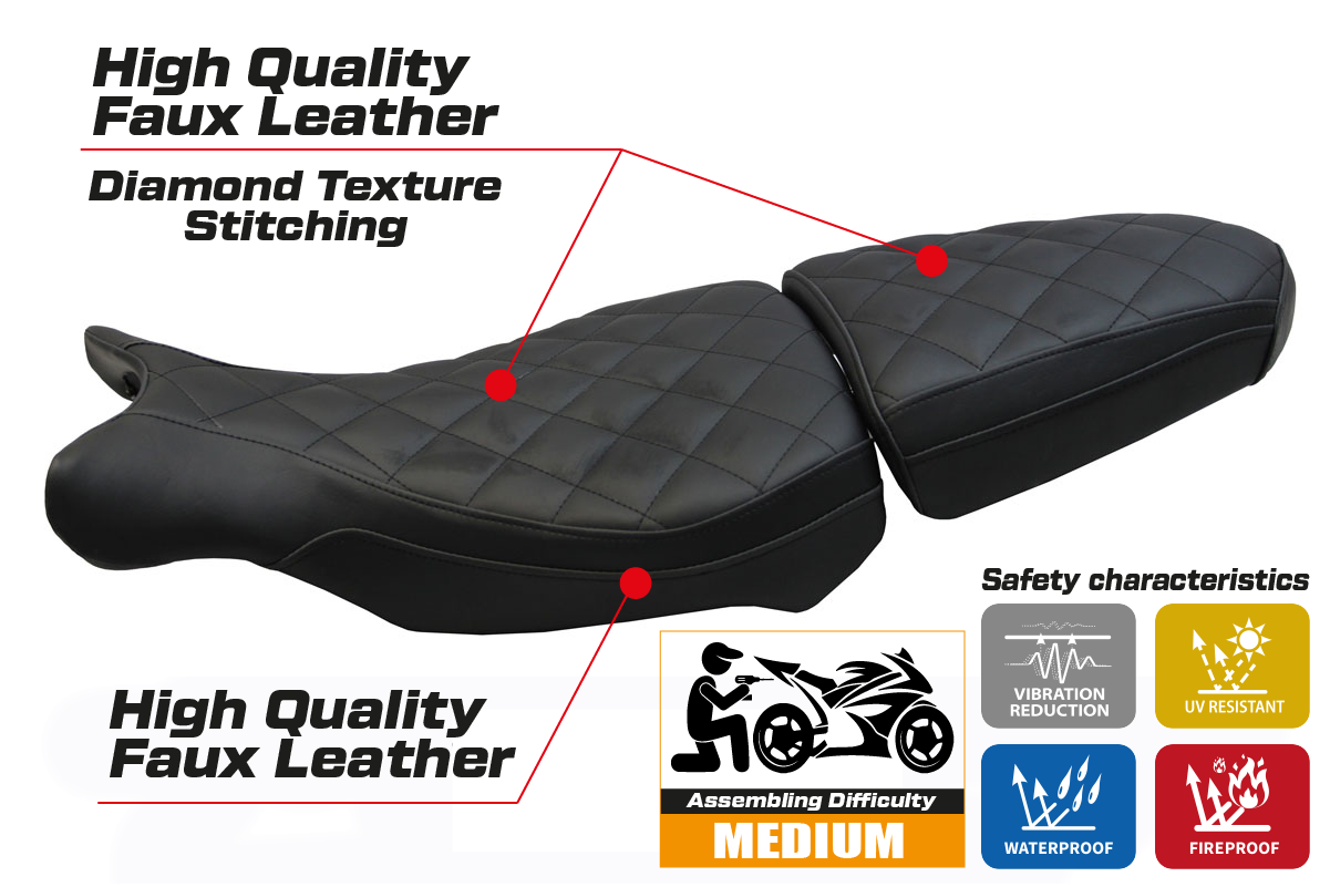 Yhteensopiva istuinpäällinen - BMW R 1200 NINE T 2014-2024 - mod Arnes