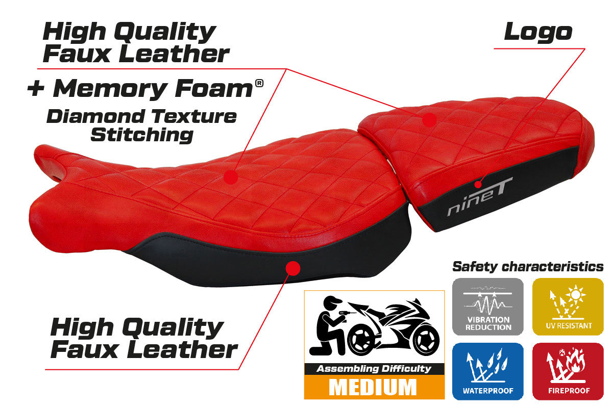 Yhteensopiva istuinpäällinen - BMW R 1200 NINE T (SCRAMBLER) 2014-2024 - mod Batea Comfort System