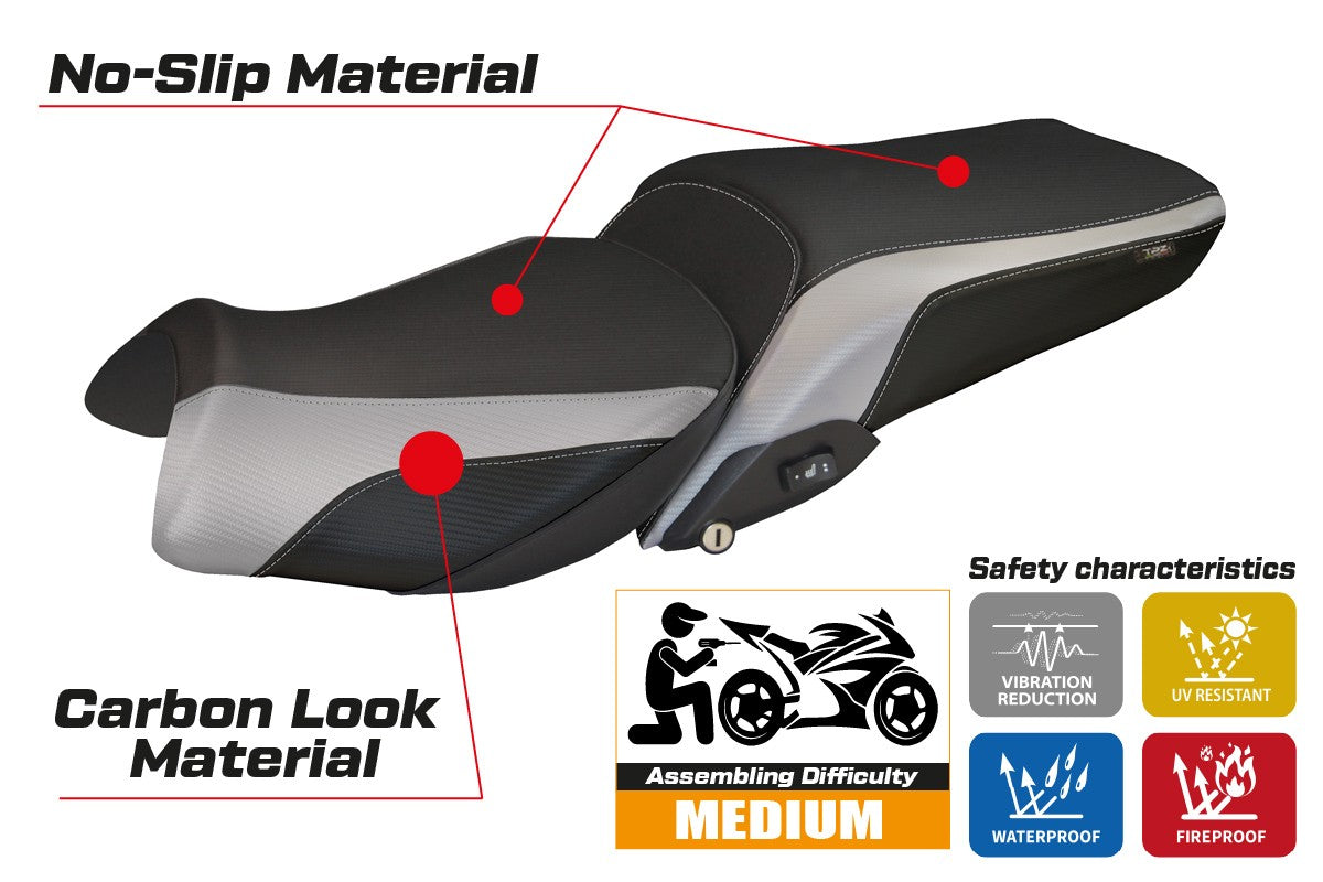 Yhteensopiva istuinpäällinen - BMW R 1250 RT 2019-2025 - mod Alghero 1