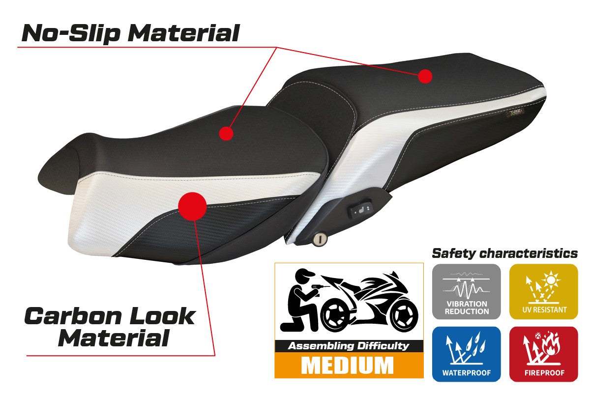 Yhteensopiva istuinpäällinen - BMW R 1250 RT 2019-2025 - mod Alghero 1