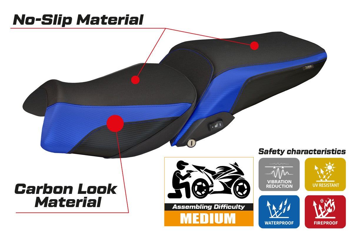 Yhteensopiva istuinpäällinen - BMW R 1250 RT 2019-2025 - mod Alghero 1