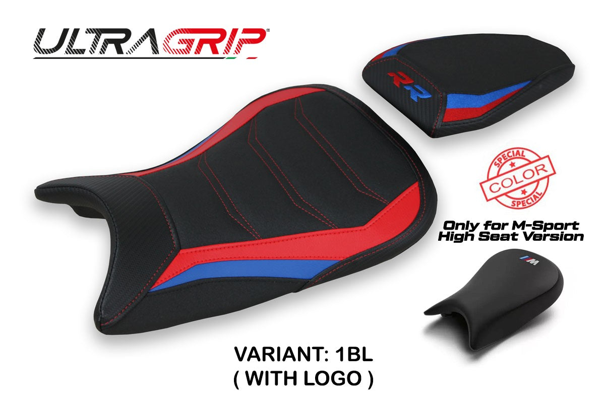 Yhteensopiva istuinpäällinen - BMW S 1000 RR M-Sport 2019-2025 - Baltar Ultragrip -modifikaatio