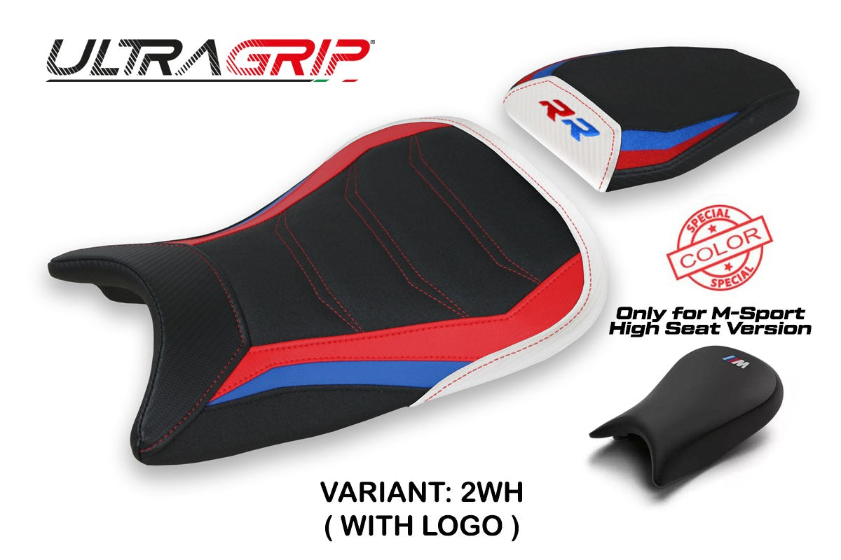 Yhteensopiva istuinpäällinen - BMW S 1000 RR M-Sport 2019-2025 - Baltar Ultragrip -modifikaatio