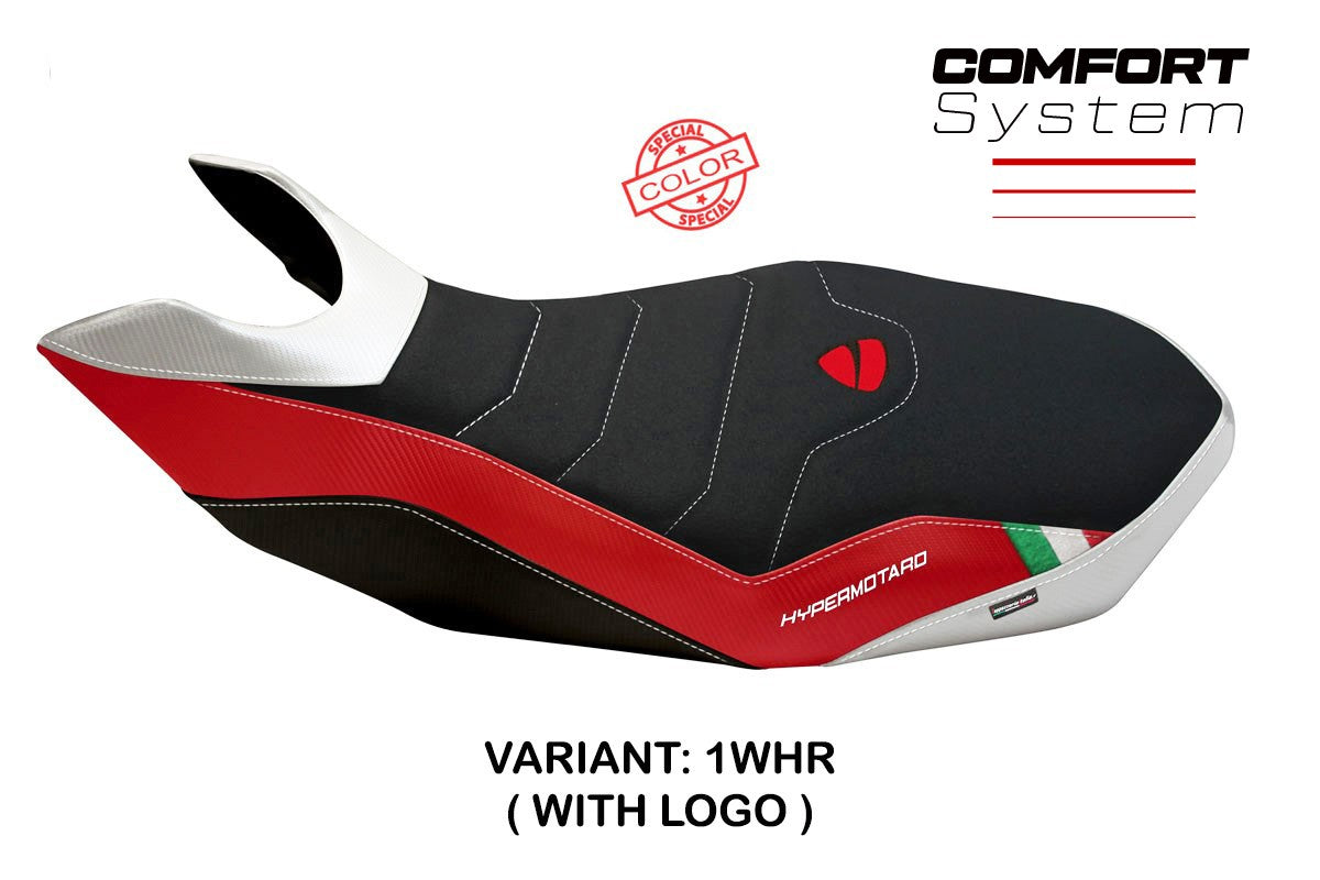 Yhteensopiva istuinpäällinen - Ducati Hypermotard 796 / 1100 / 1100 EVO 2007-2012 - Mod Medea Special Color Comfort System