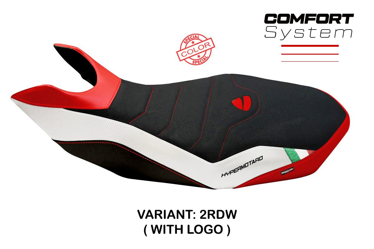 Yhteensopiva istuinpäällinen - Ducati Hypermotard 796 / 1100 / 1100 EVO 2007-2012 - Mod Medea Special Color Comfort System