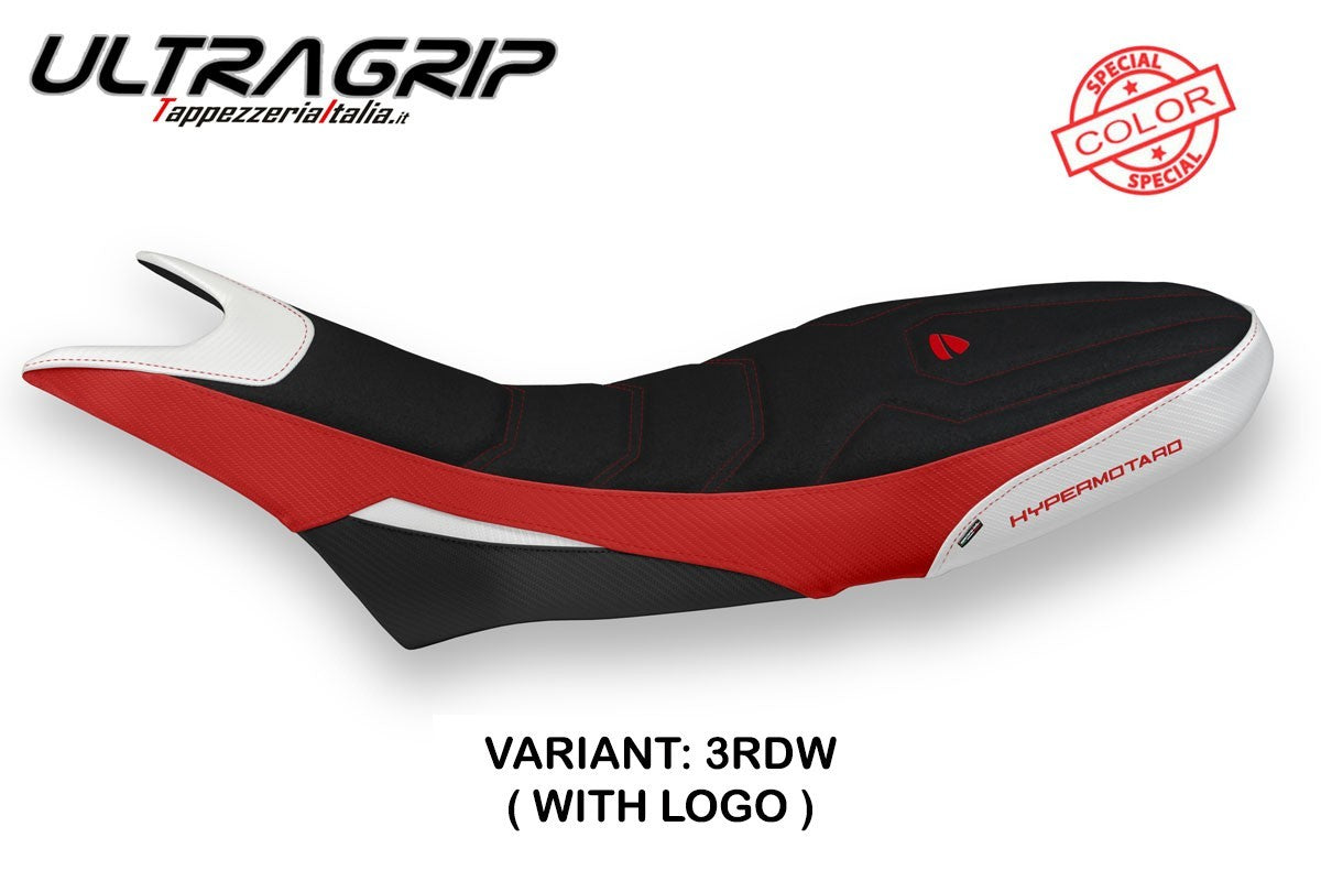 Yhteensopiva istuinpäällinen - Ducati Hypermotard 950 2019-2025 - mod Luna Special Color Ultragrip