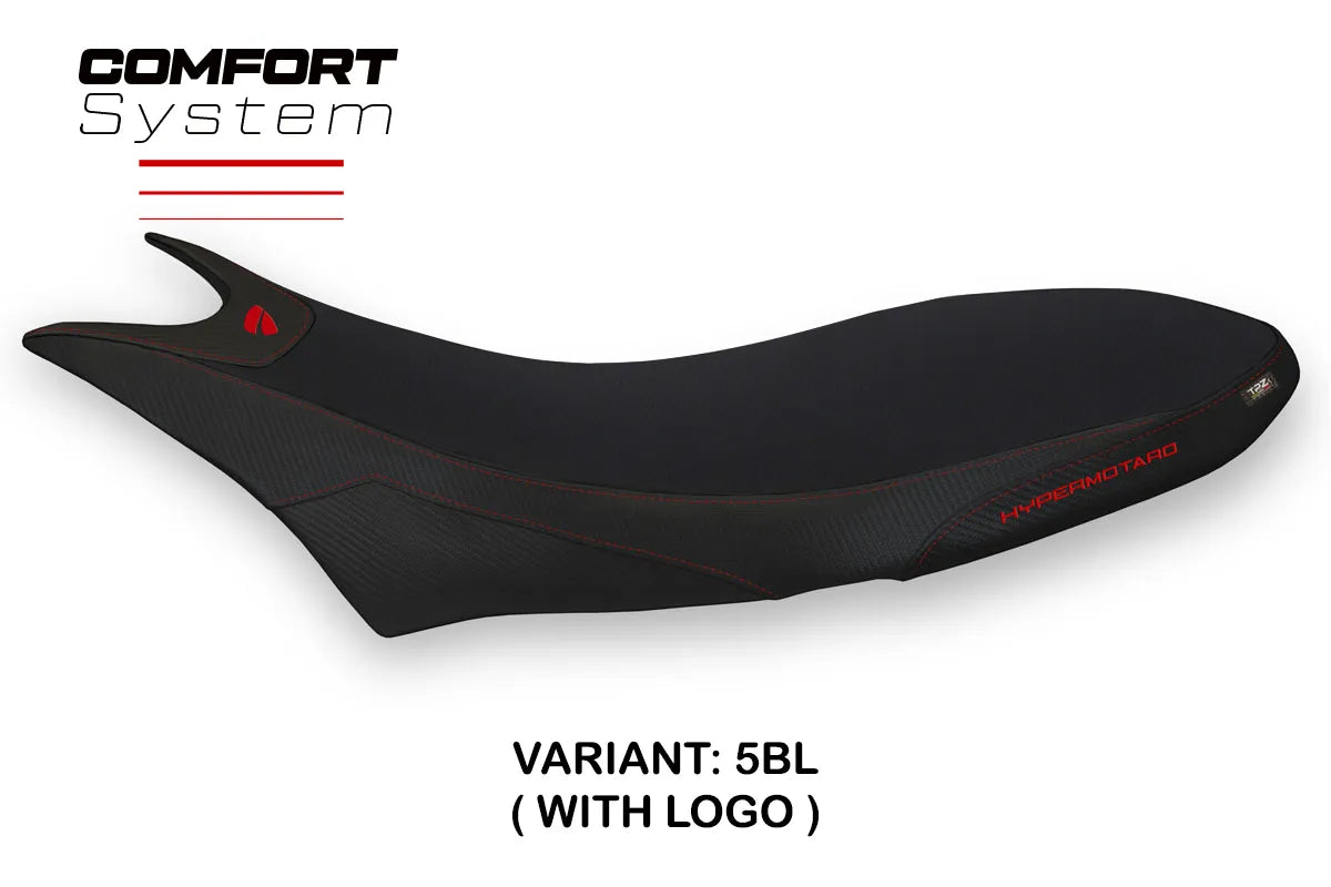 Yhteensopiva istuinpäällinen - Ducati Hypermotard 950 2019-2025 - mod Orlando 1 Comfort System