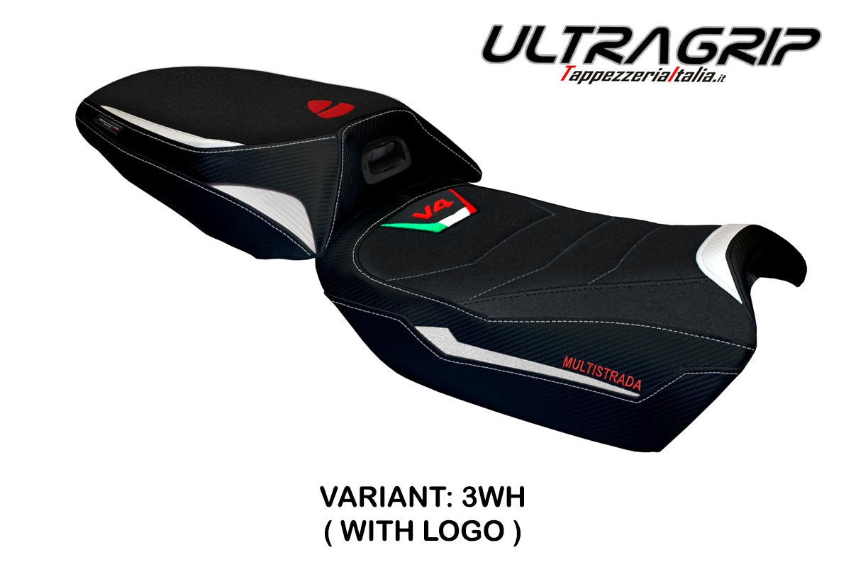 Yhteensopiva istuinpäällinen - Ducati Multistrada V4 2021-2025 - mod Adelaide Ultragrip