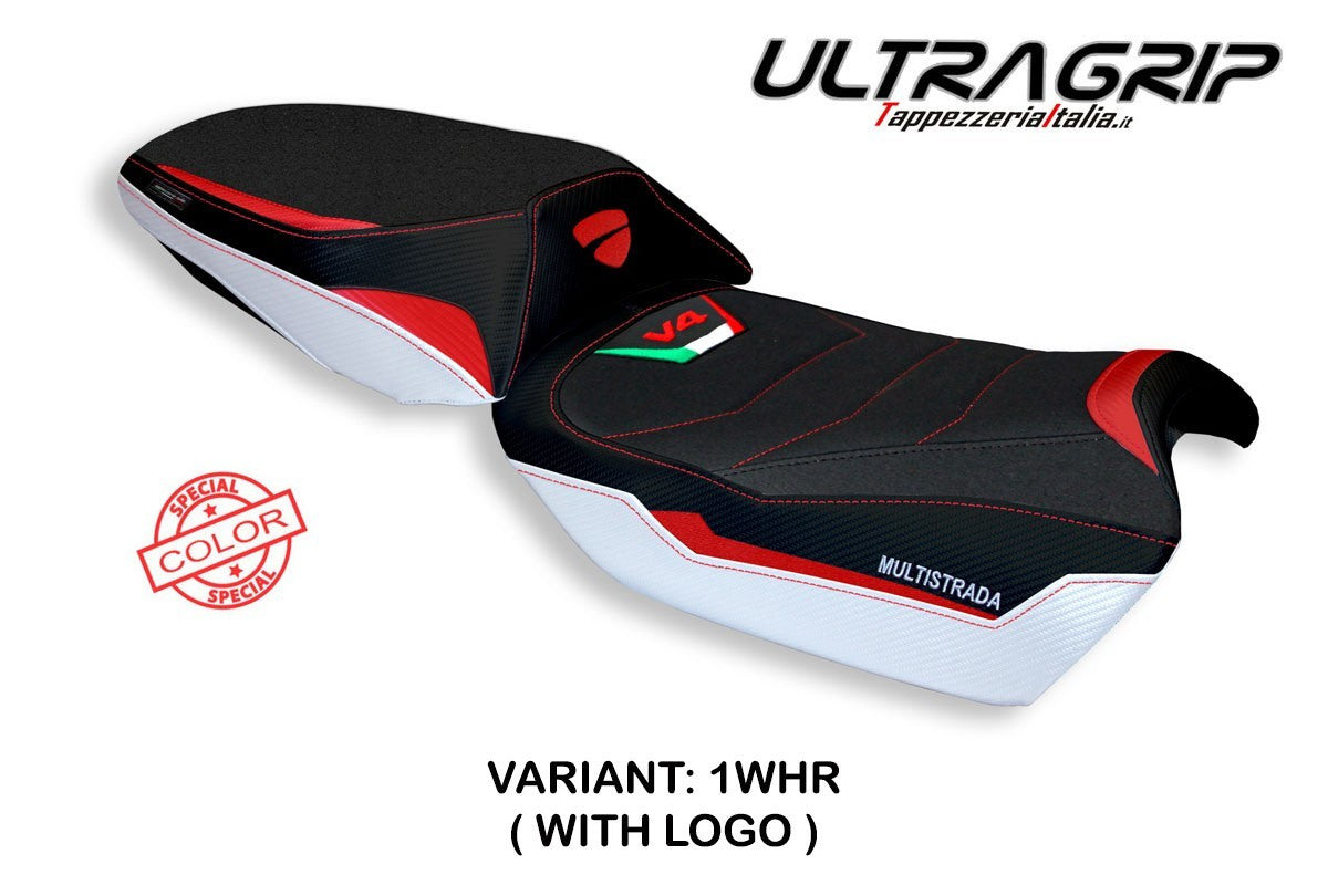 Yhteensopiva istuinpäällinen - Ducati Multistrada V4 2021-2025 - mod Hama Special Color Ultragrip