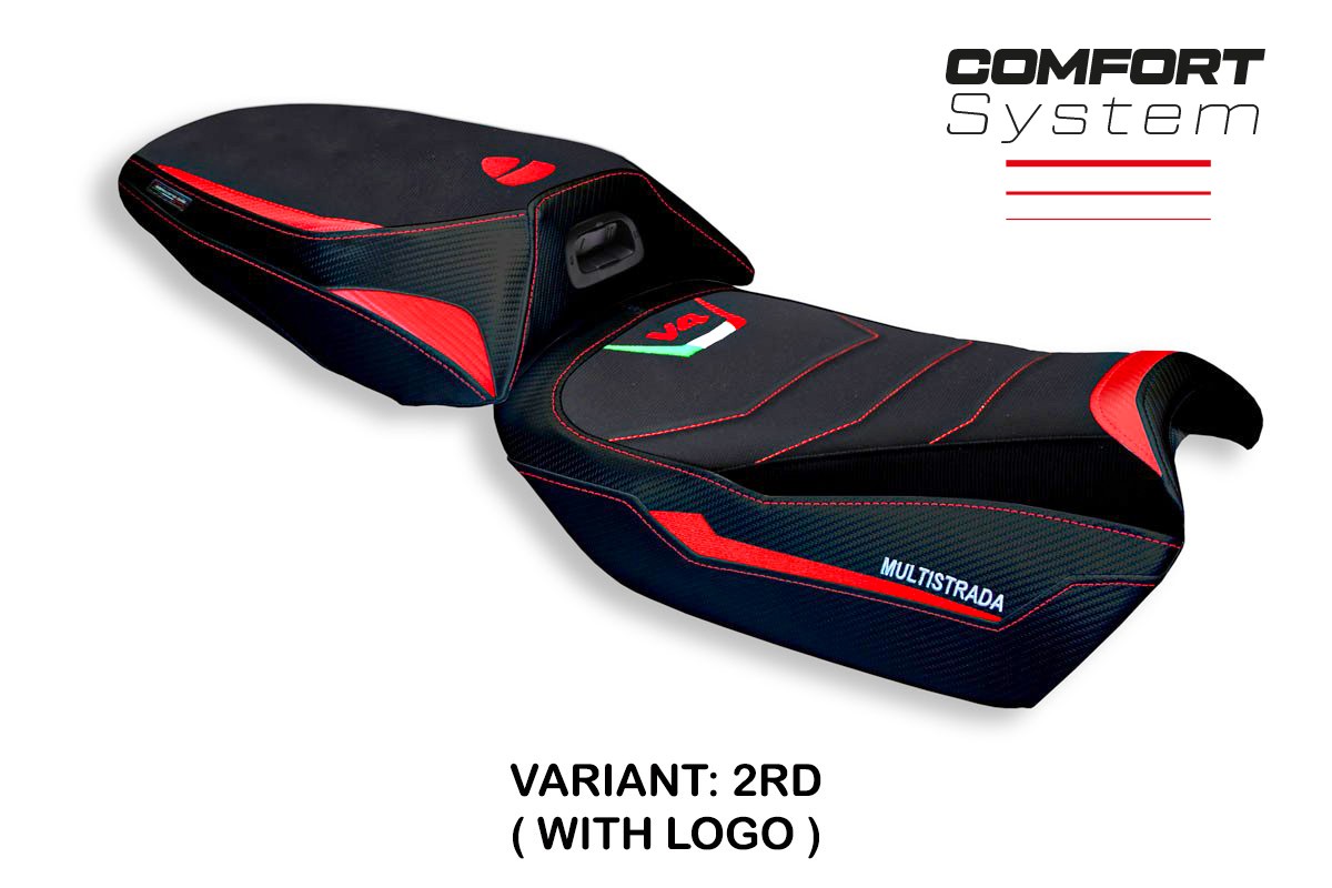 Yhteensopiva istuinpäällinen - Ducati Multistrada V4 2021-2025 - mod Rosita Comfort System