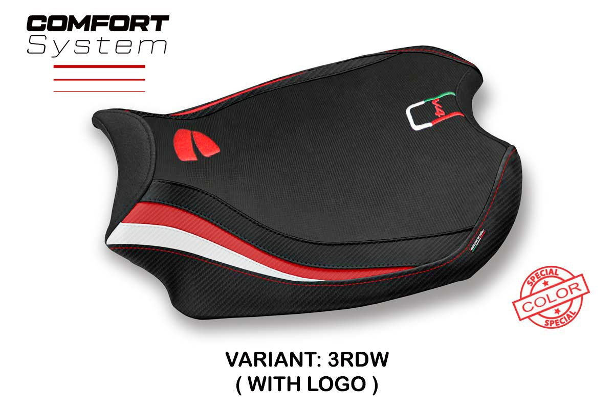 Yhteensopiva istuinpäällinen - Ducati Panigale V4 2018-2024 - mod Glinka Comfort System