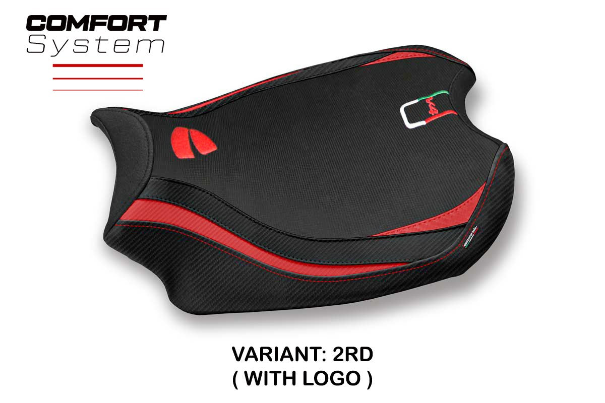 Yhteensopiva istuinpäällinen - Ducati Panigale V4 2018-2024 - mod Glinka Comfort System