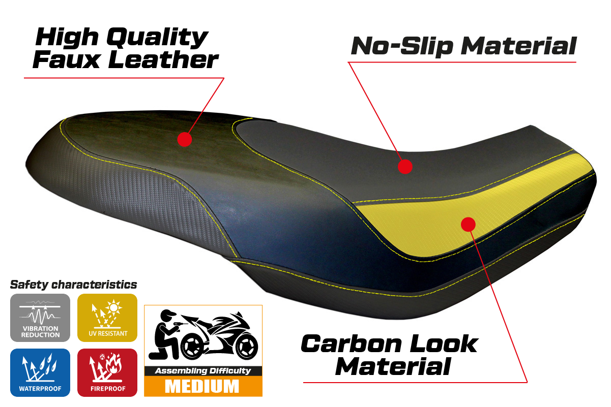 Yhteensopiva istuinpäällinen - Ducati Scrambler 400 / 800 / 1100 2015 - 2024 - Capri-modifikaatio