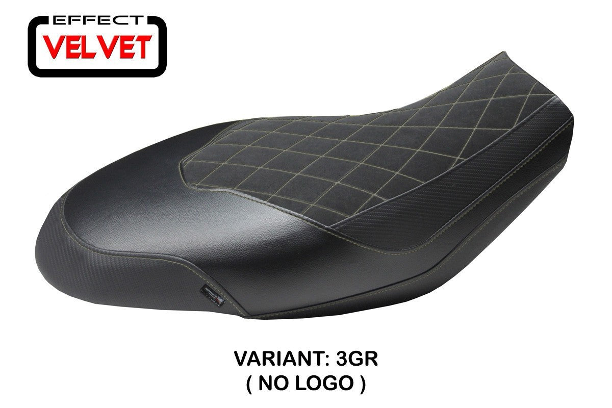 Yhteensopiva istuinpäällinen - Ducati Scrambler 400 / 800 / 1100 2015 - 2024 - Ischia Velvet -versio