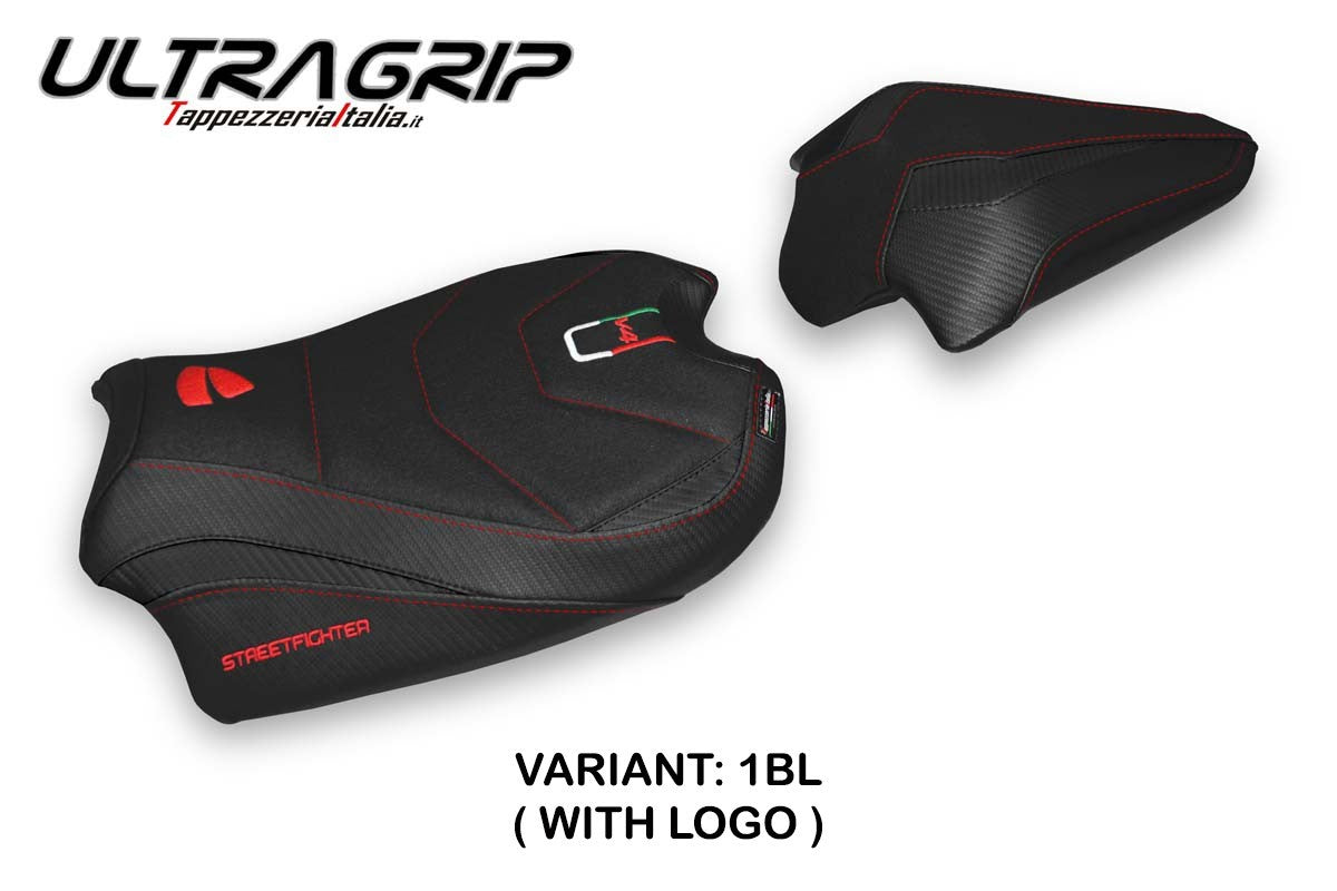 Yhteensopiva istuinpäällinen - Ducati Streetfighter V4 2020 - 2024 - Veles Ultragrip -modifikaatio