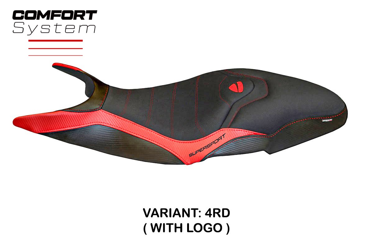 Yhteensopiva istuinpäällinen - Ducati Super Sport 2017-2024 - mod Pistoia 3 Comfort System