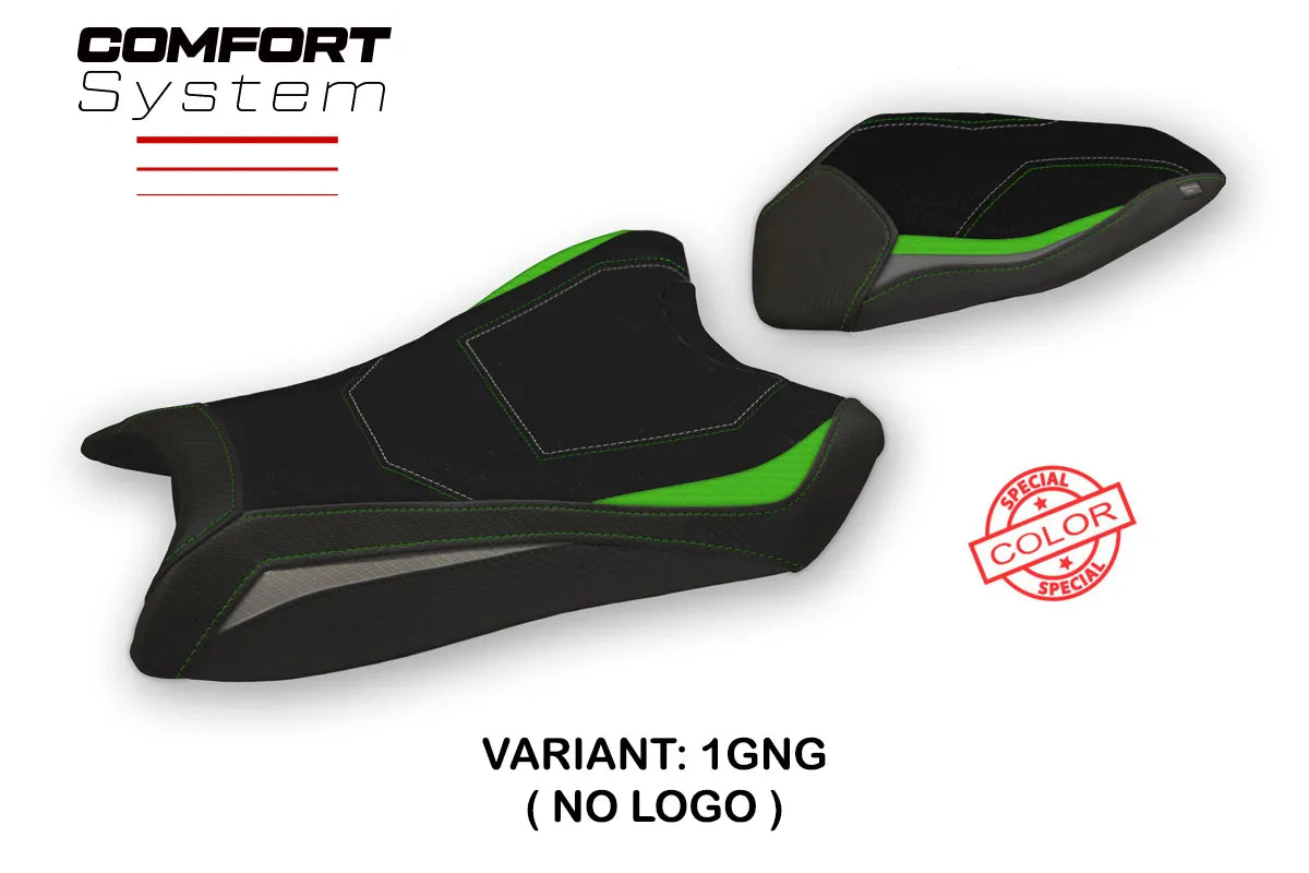 Yhteensopiva istuinpäällinen - Kawasaki Ninja ZX 6 R 2019-2025 - mod Anadia Special Color Comfort System