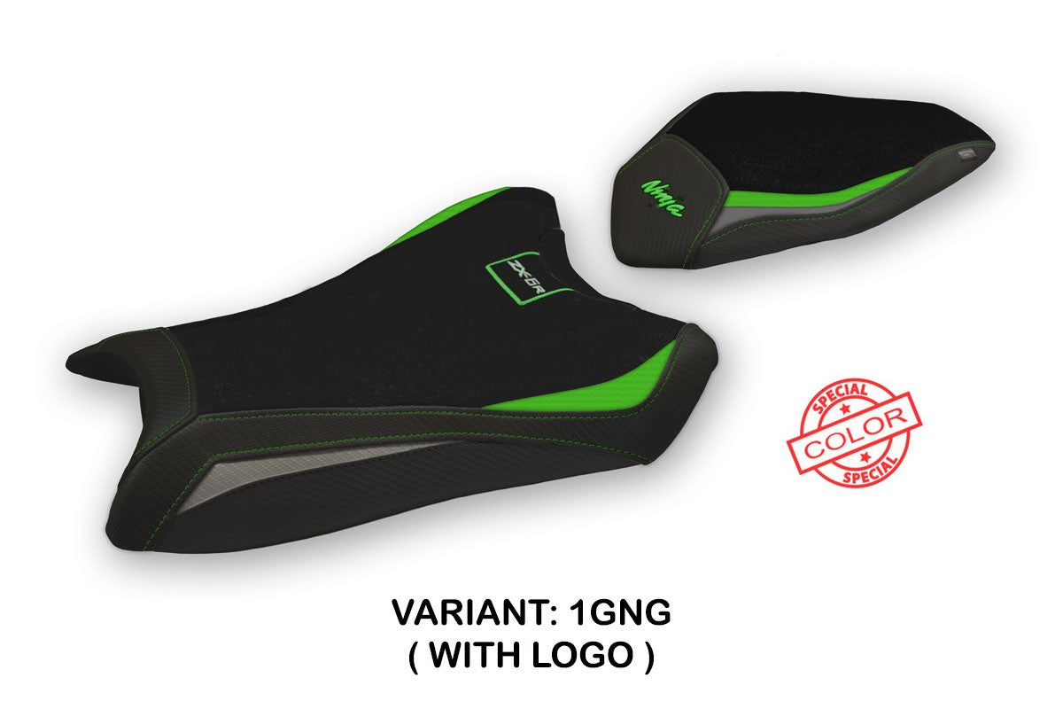 Yhteensopiva istuinpäällinen - Kawasaki Ninja ZX 6 R 2019-2025 - mod Gaviao Special Color