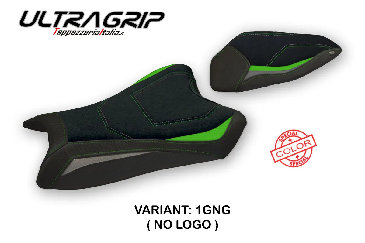 Yhteensopiva istuinpäällinen - Kawasaki Ninja ZX 6 R 2019-2025 - mod Tomar Special Color Ultragrip