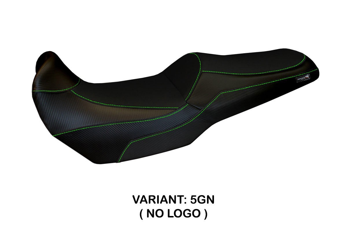 Yhteensopiva istuinpäällinen - Kawasaki Versys 1000 2019-2024 - mod Malay Total Black Comfort System
