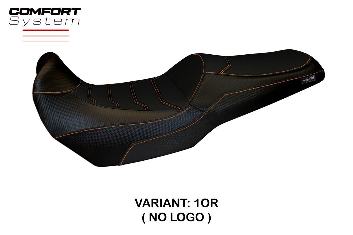 Yhteensopiva istuinpäällinen - Kawasaki Versys 1000 2019-2024 - mod Malay Total Black Comfort System