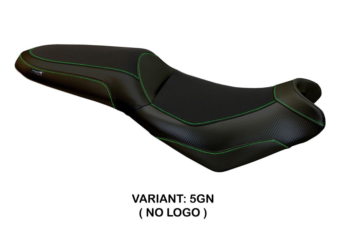 Yhteensopiva istuinpäällinen - Kawasaki Versys 650 2007-2025 - Elba Total Black -modifikaatio