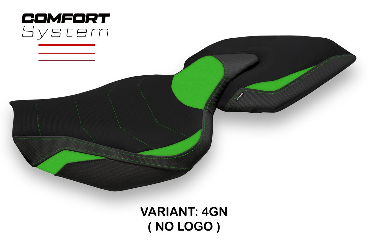 Yhteensopiva istuinpäällinen - Kawasaki Z 1000 2014-2021 - mod Ellos 1 Comfort System