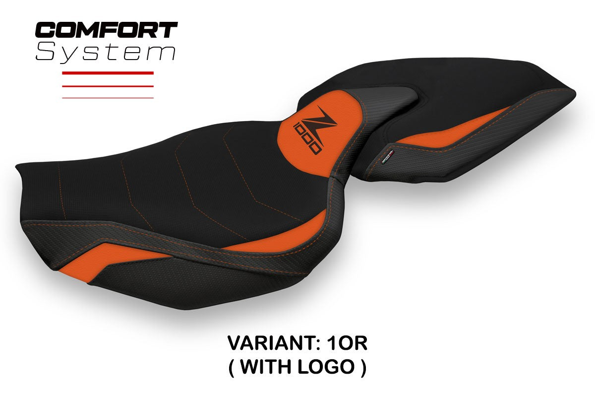 Yhteensopiva istuinpäällinen - Kawasaki Z 1000 2014-2021 - mod Ellos 1 Comfort System