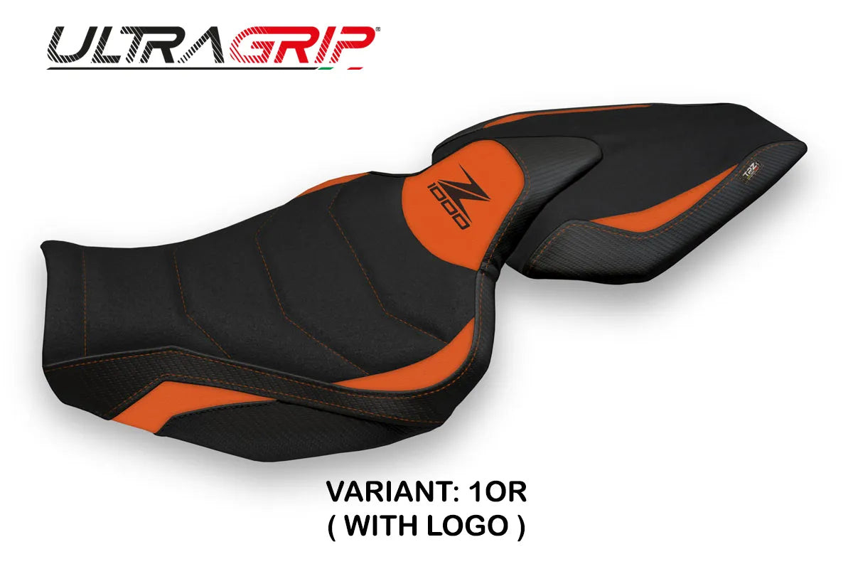 Yhteensopiva istuinpäällinen - Kawasaki Z 1000 2014 - 2021 - mod Hedemora 1 Ultragrip