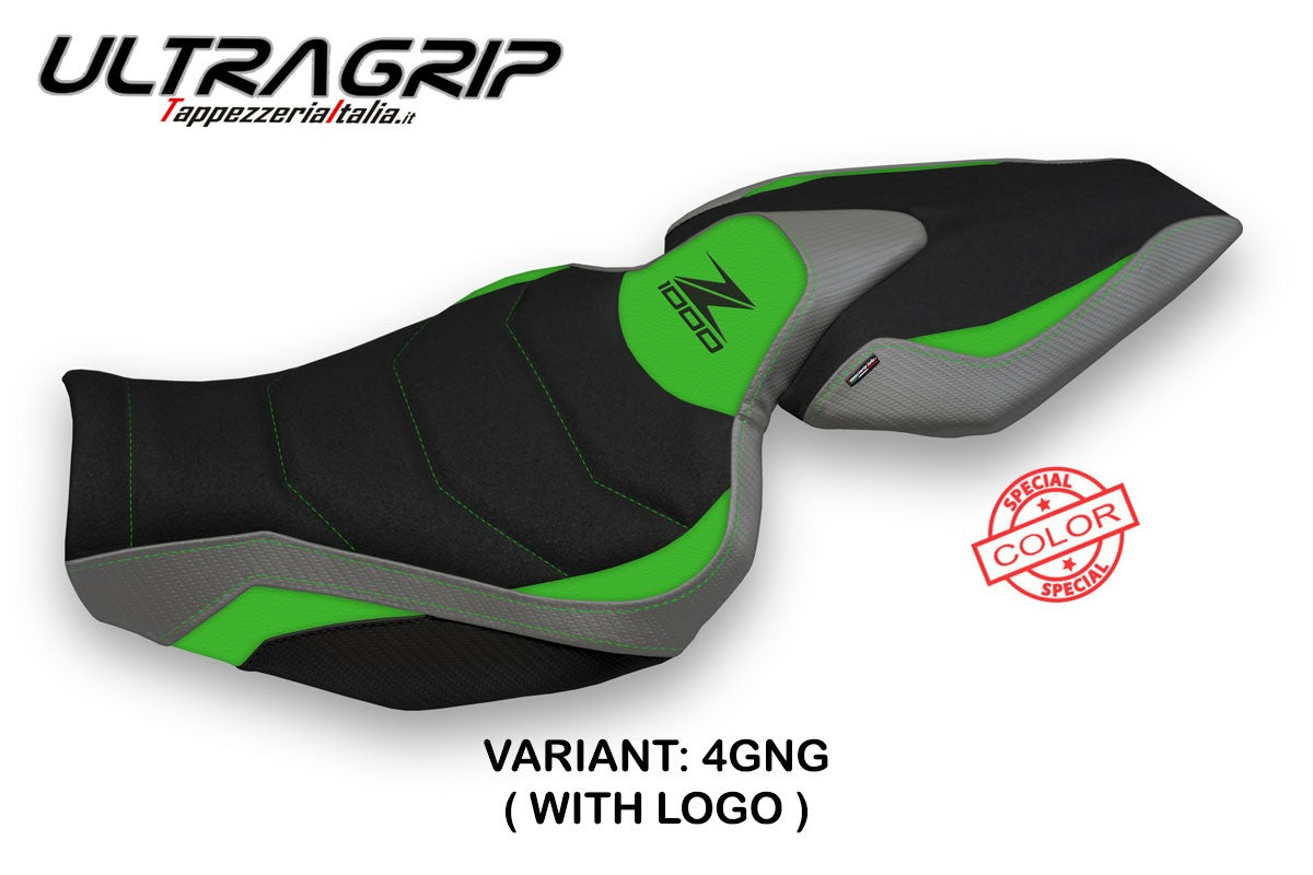 Yhteensopiva istuinpäällinen - Kawasaki Z 1000 2014-2021 - mod Hedemora Special Color Ultragrip