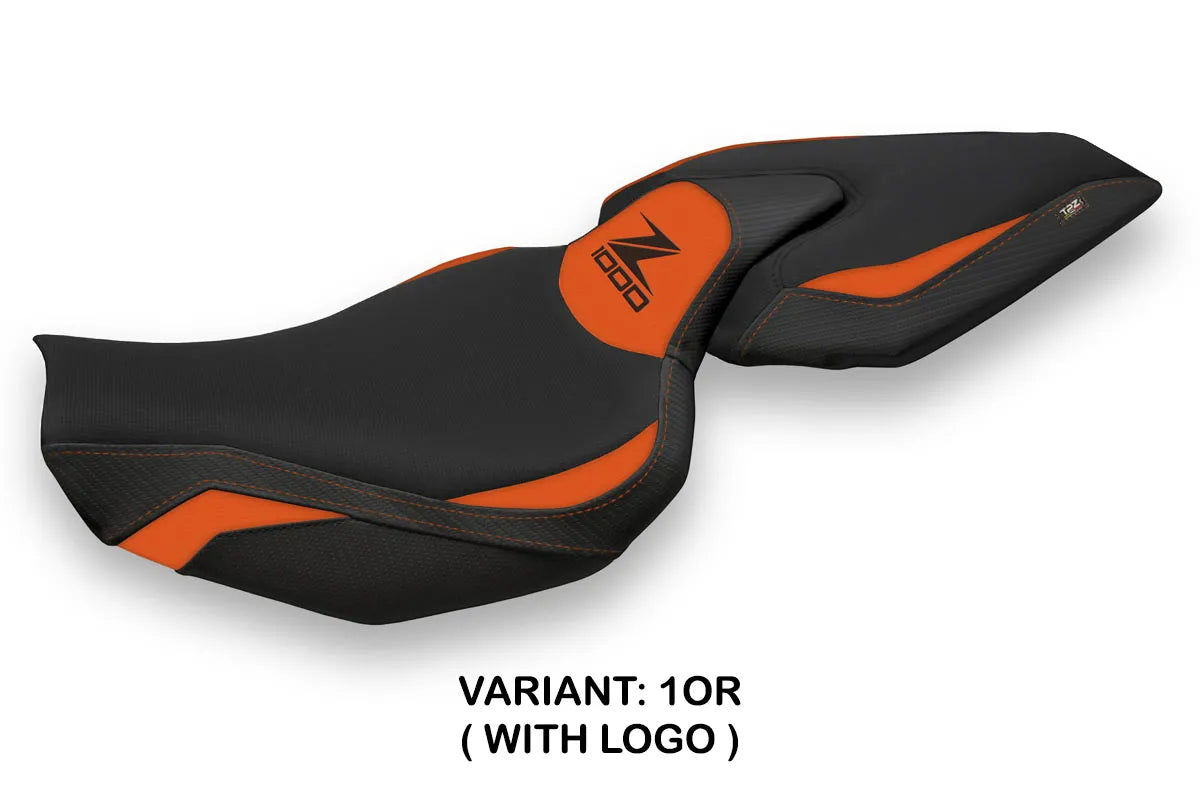 Yhteensopiva istuinpäällinen - Kawasaki Z 1000 2014 - 2021 - mod Mellby 1