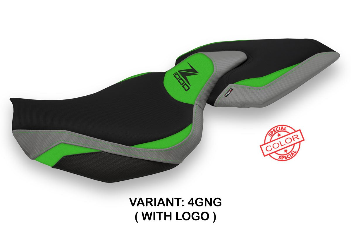 Yhteensopiva istuinpäällinen - Kawasaki Z 1000 2014 - 2021 - mod Mellby Special Color