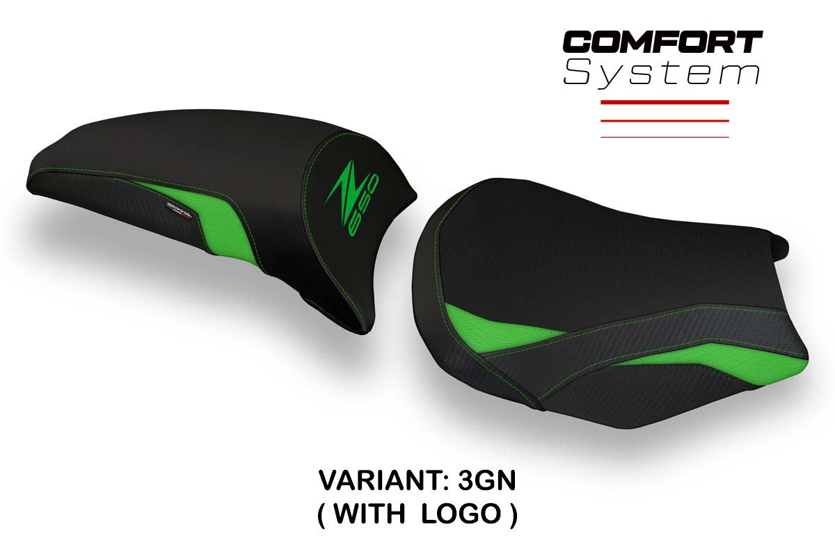 Yhteensopiva istuinpäällinen - Kawasaki Z 650 2017-2025 - mod Vergato 1 Comfort System