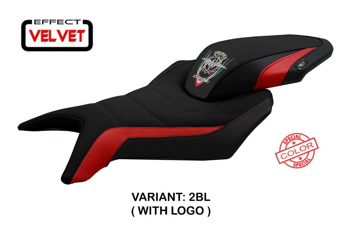 Yhteensopiva istuinpäällinen - MV Agusta Brutale 800 2016-2025 - mod Fortuna Special Color Velvet