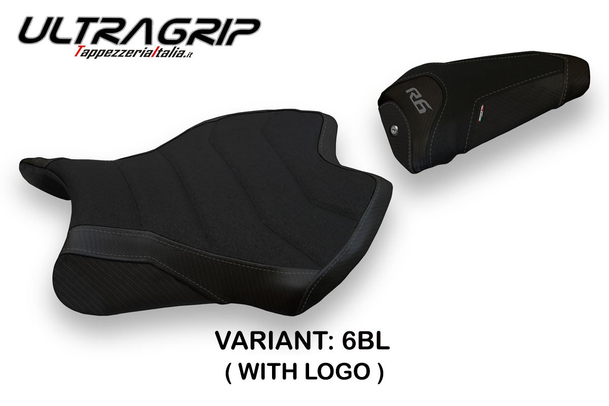 Yhteensopiva istuinpäällinen - Yamaha R6 2017-2025 - mod Helsinki 1 Ultragrip