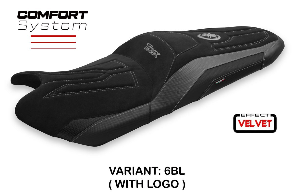 Yhteensopiva istuinpäällinen - Yamaha T-Max 2017-2021 - mod Scrutari 2 Velvet Comfort System